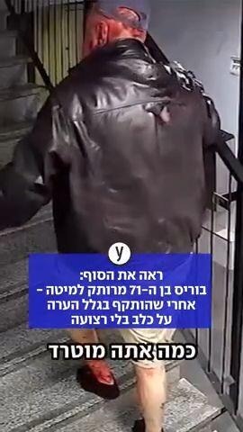 ראה את הסוף: בוריס בן ה-71 מרותק למיטה - אחרי שהותקף בגלל הערה על כלב בלי רצועה